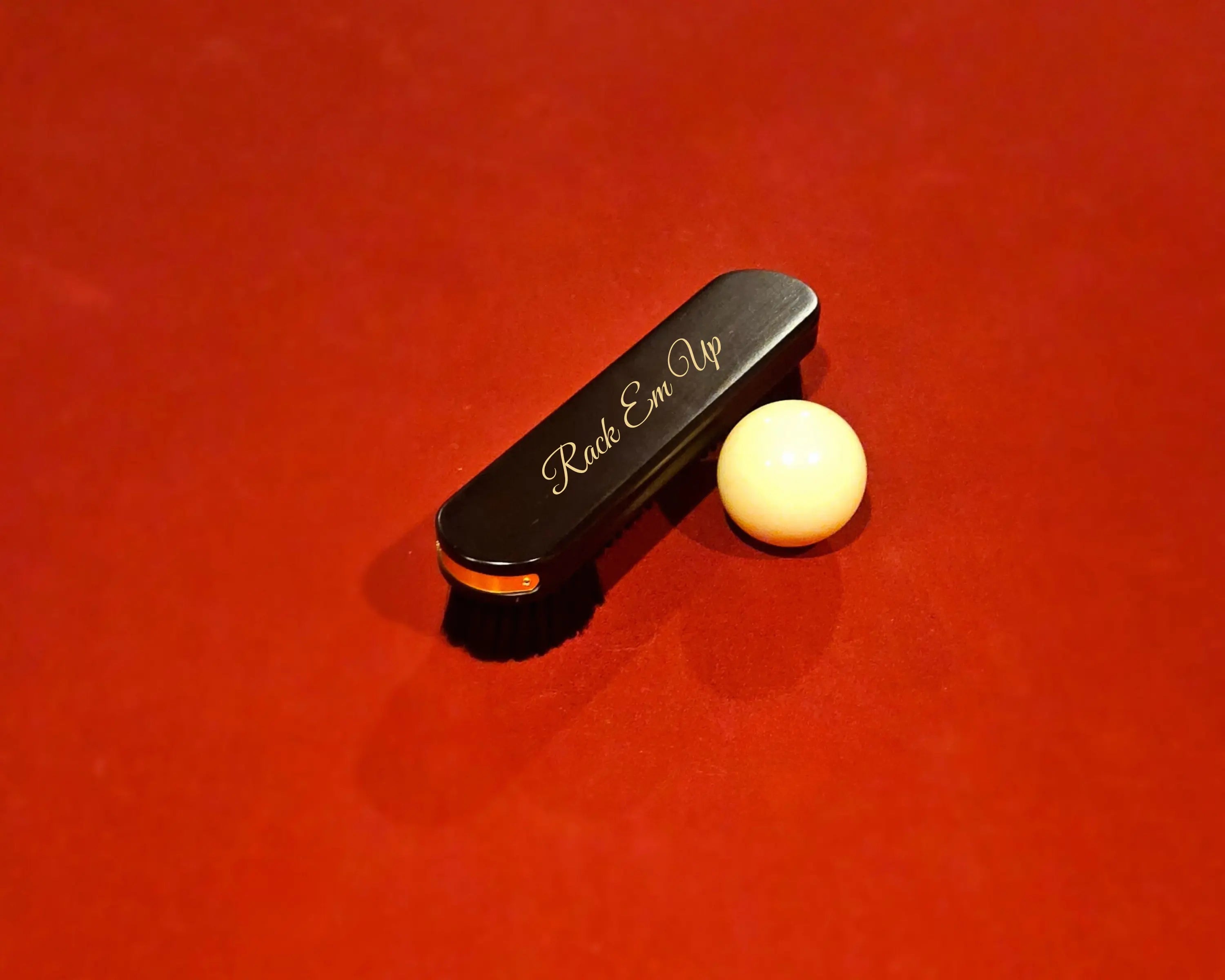 Professional 9-Ball Rack | Pool 9 and Brush | Twisted Edge Creations