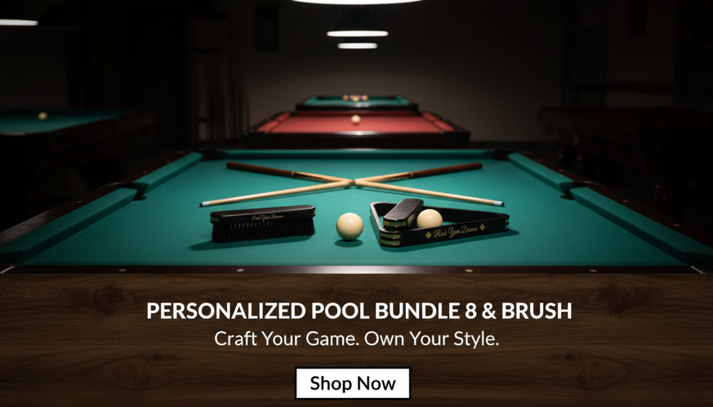 Personalized Pool Bundle 8 & Brush Twisted Edge Creations