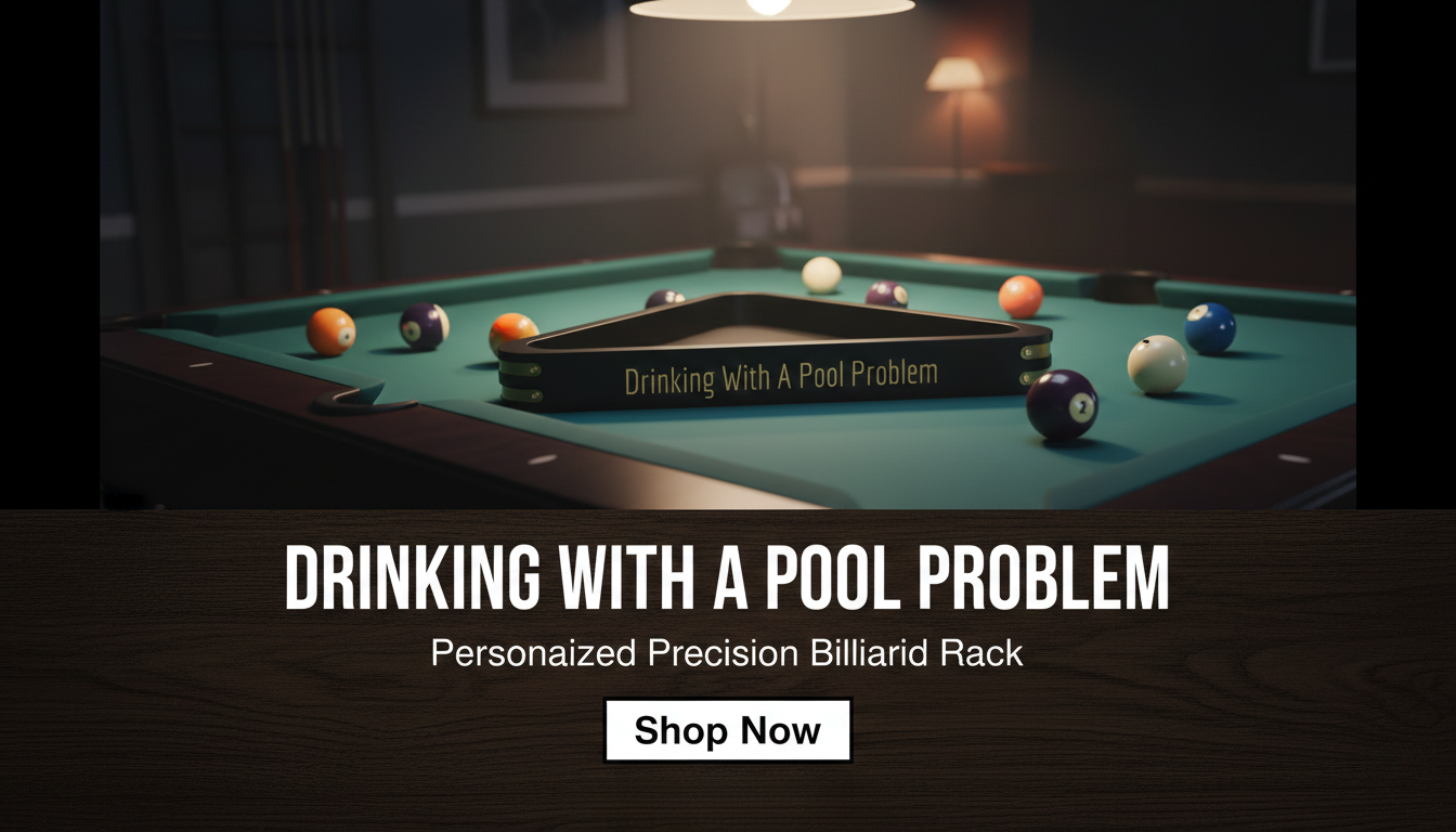 Drinking With Pool Problem Twisted Edge Creations