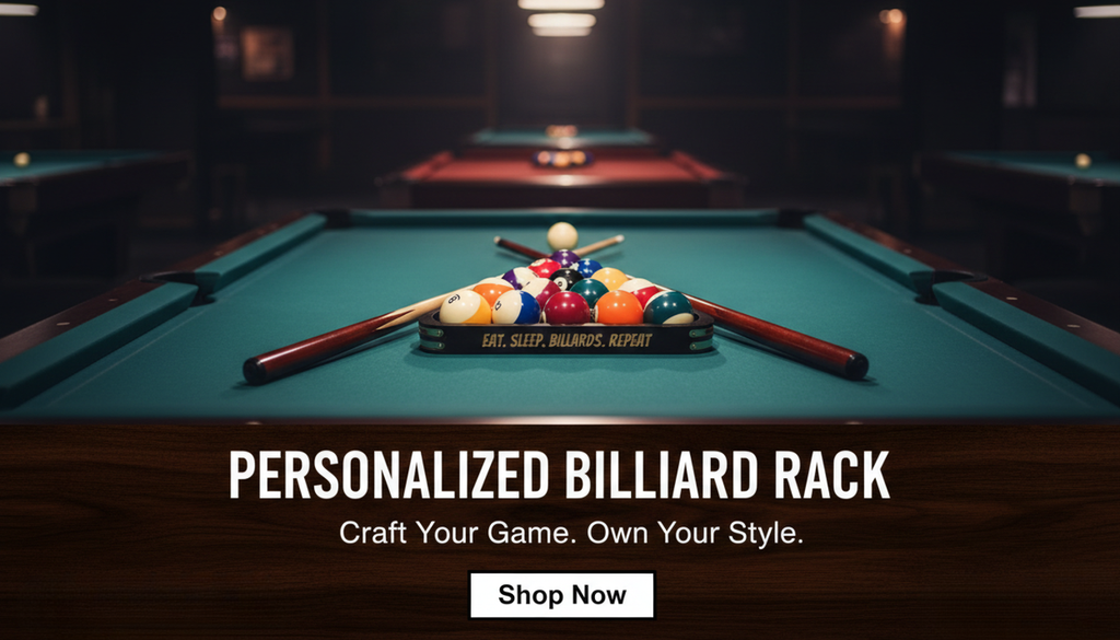 Personalized Billiard Rack Twisted Edge Creations