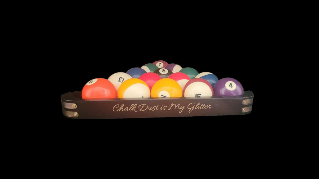 Custom Rack | Pool Triangle | Billiards Triangle | Gift for Him | Her | Wedding | Anniversary | Billiards Supplies | Pool Room | Pool Player