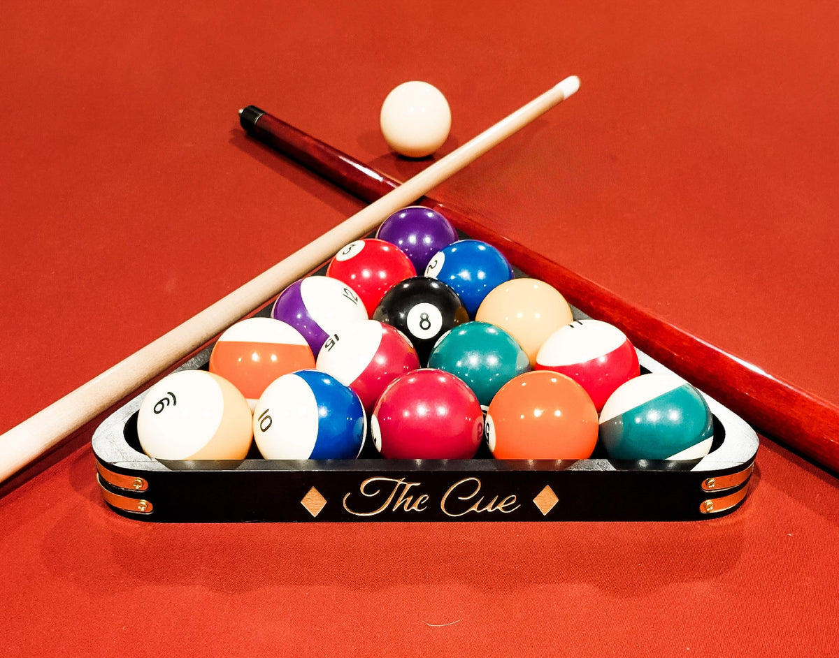 Fast Rack Billiards Personalized Billiard Racks: Pool Triangle | Twisted Edge Creations