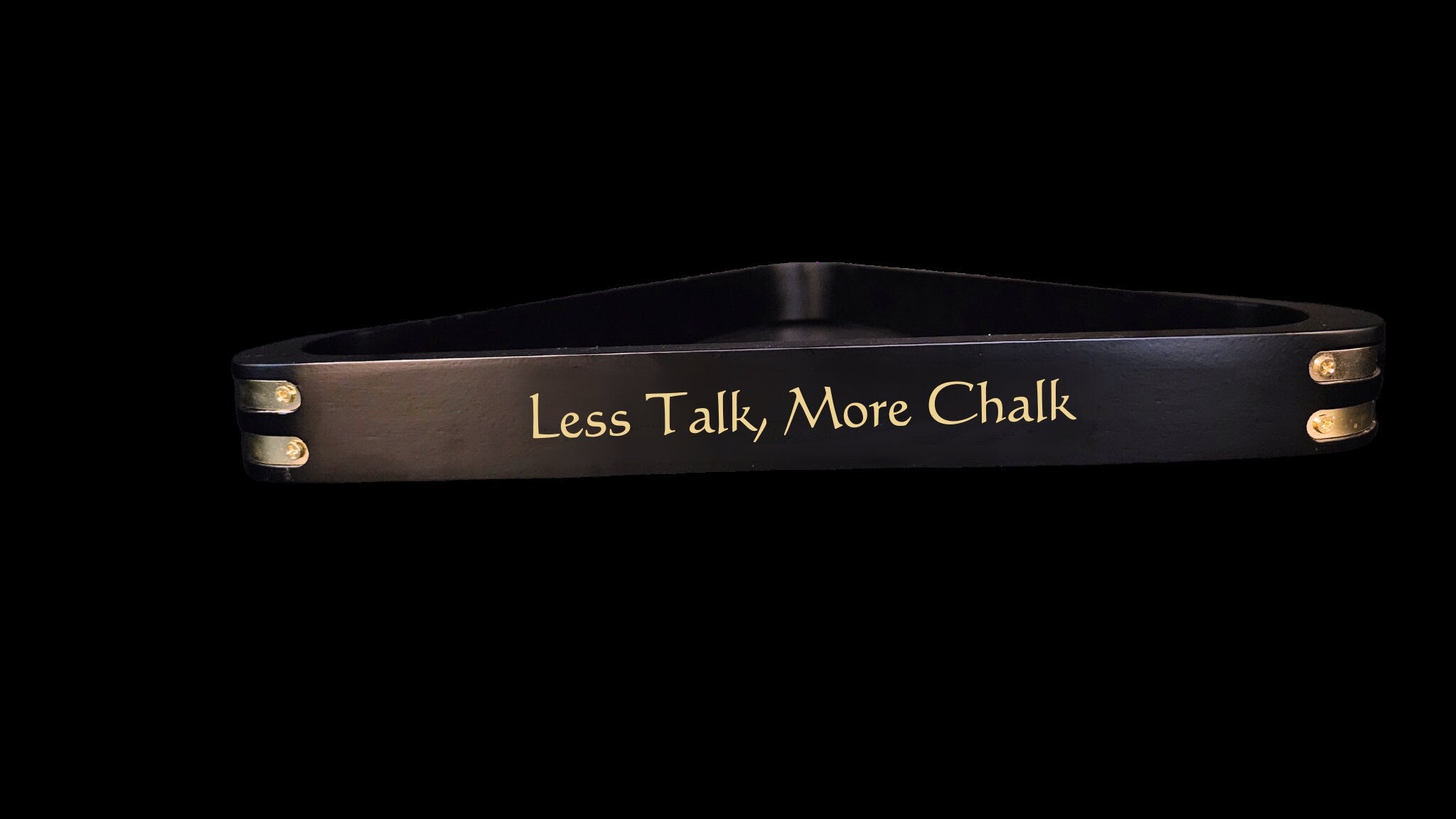 Less Talk, More Chalk | Pool Triangle | Billiards Triangle | Gift for Him | Her | Wedding | Anniversary | Billiards Supplies | Pool Room