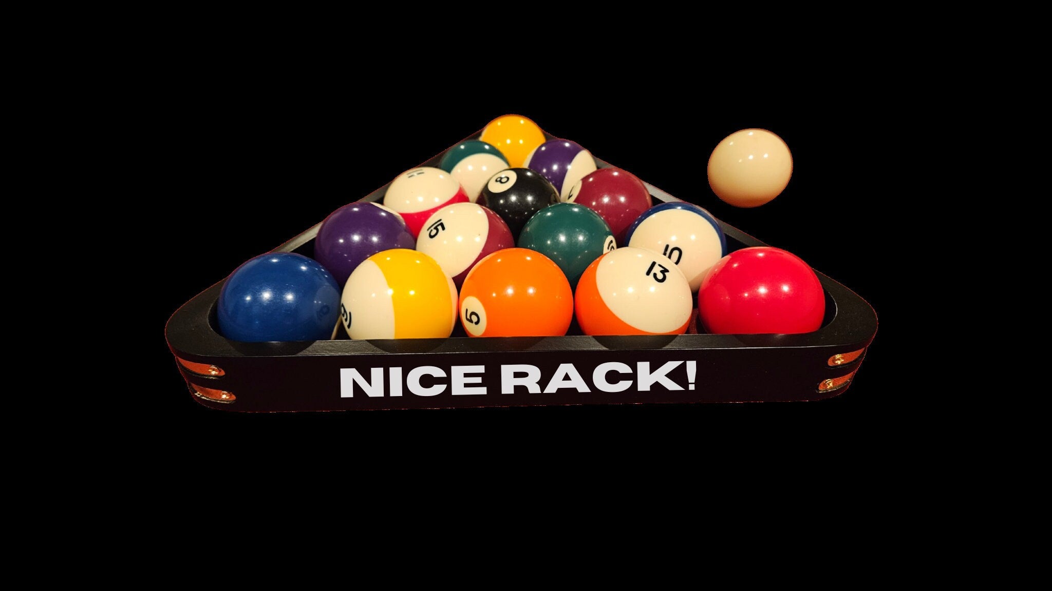 Nice Rack | Pool Triangle | Billiards Triangle | Gift for Him | Her | Wedding | Anniversary | Billiards Supplies | Pool Room