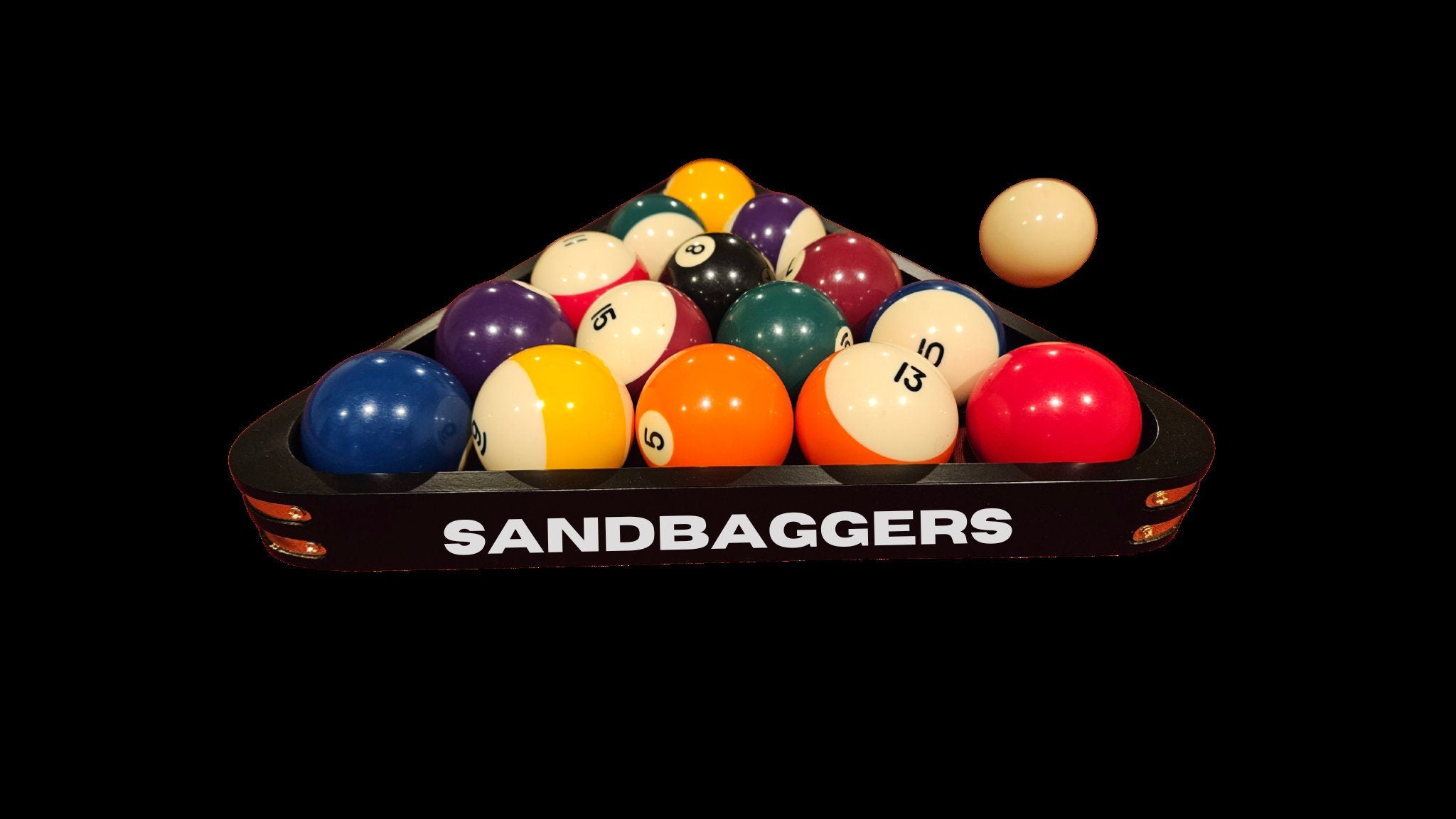 Sandbaggers | Pool Triangle | Billiards Triangle | Gift for Him | Her | Wedding | Anniversary | Billiards Supplies | Pool Room