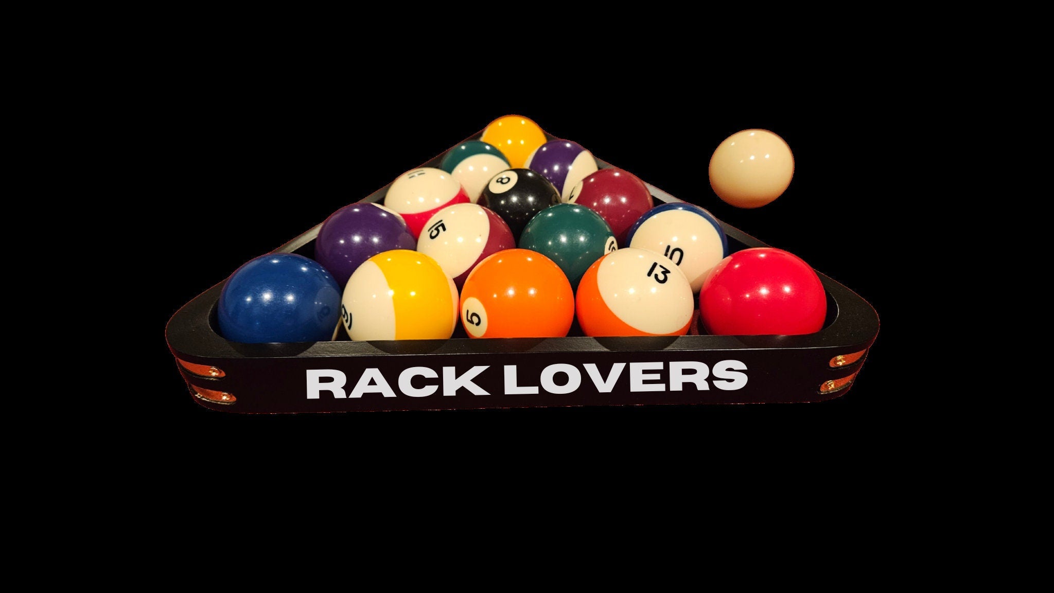 Rack Lovers | Pool Triangle | Billiards Triangle | Gift for Him | Her | Wedding | Anniversary | Billiards Supplies | Pool Room