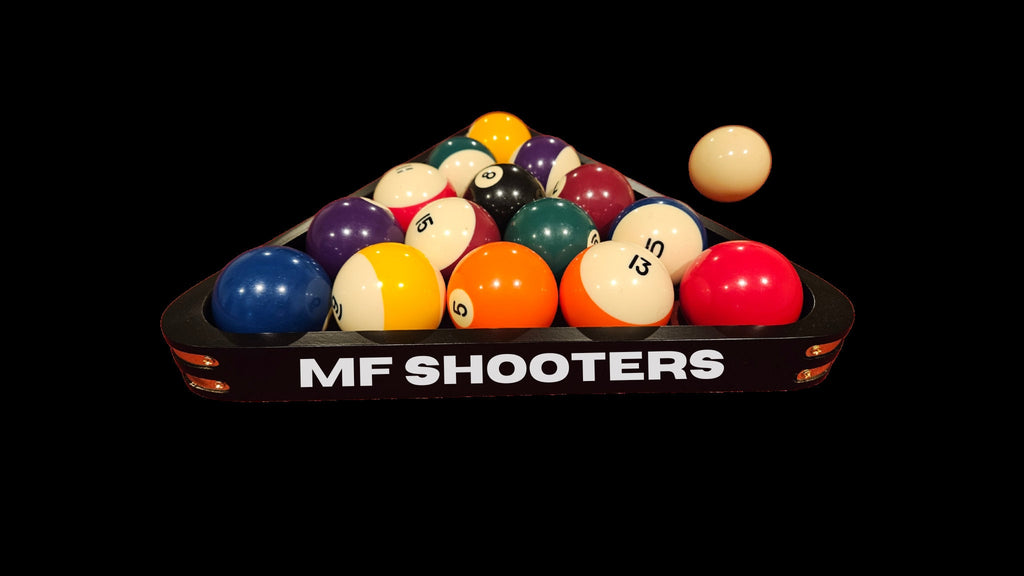 MF Shooters | Pool Triangle | Billiards Triangle | Gift for Him | Her | Wedding | Anniversary | Billiards Supplies | Pool Room