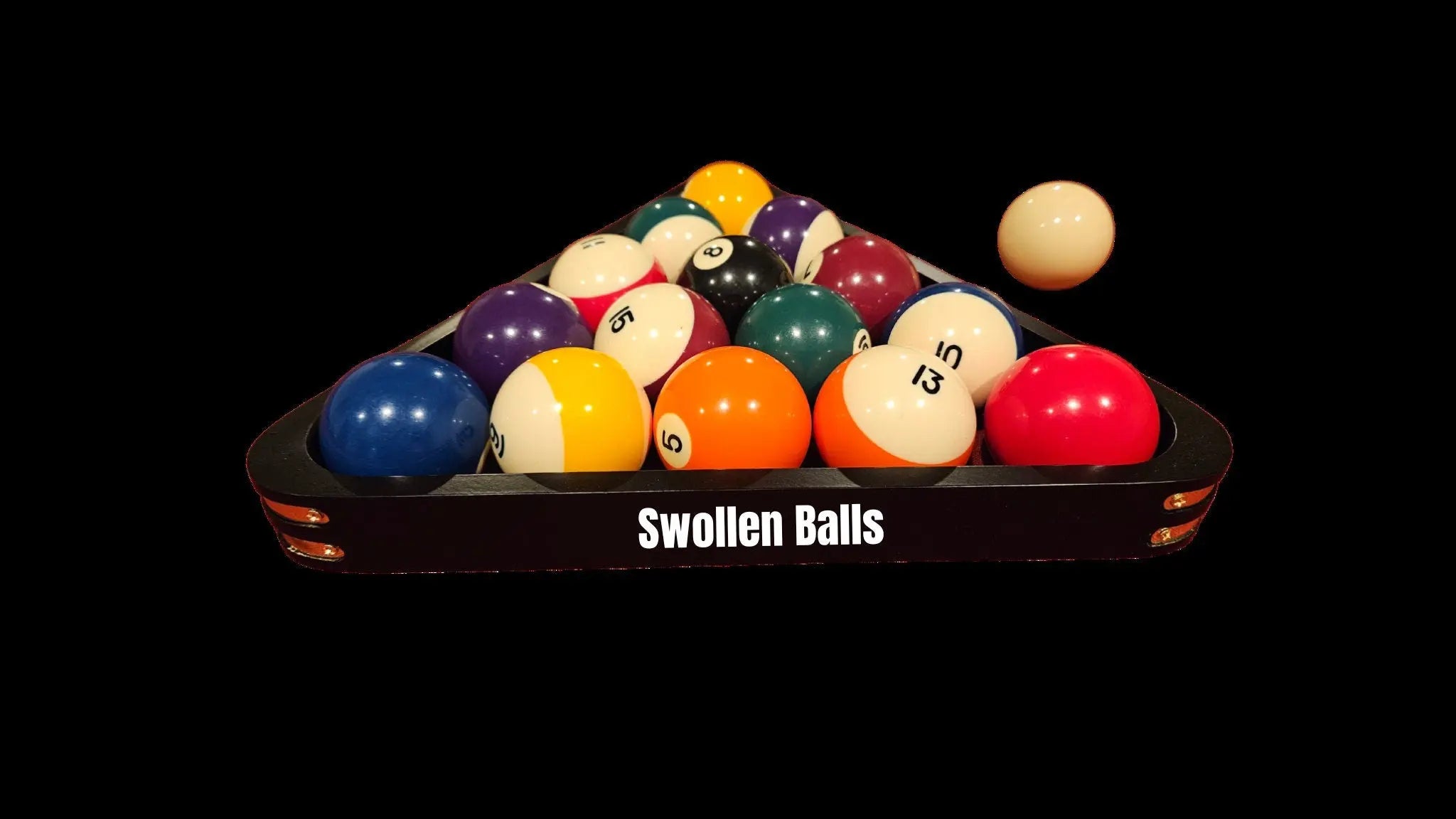 Swollen Balls Design| Pool Triangle | Billiards Triangle | Gift for Him | Her | Wedding | Anniversary | Billiards Supplies | Pool Room